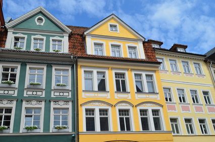 Häuserfront: Altstadt von Coburg